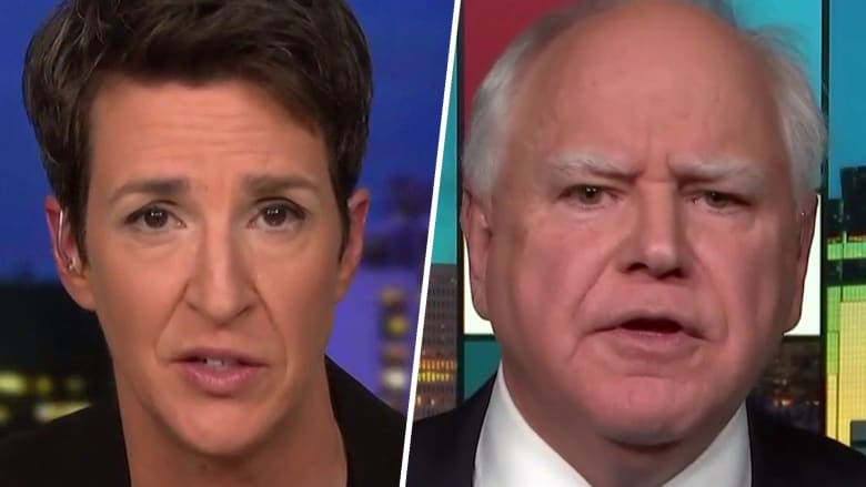 Exclusive: Rachel Maddow interviews Tim Walz as Trump plots end of U.S. government