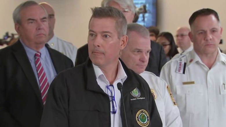 Transportation Secretary Duffy: Both aircraft were in ‘standard flight pattern’ before crash