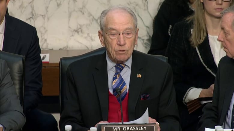Sen. Grassley praises Kash Patel for 'fighting unpopular but righteous causes'