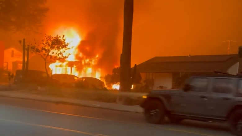 L.A. firefighter finds own home in flames during Eaton Fire