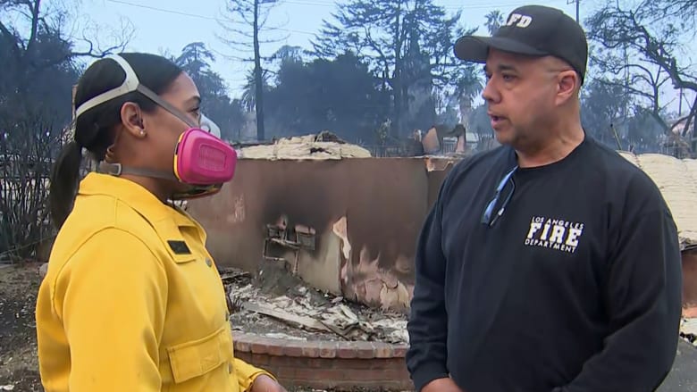 Firefighter says watching his home burn down was ‘surreal’
