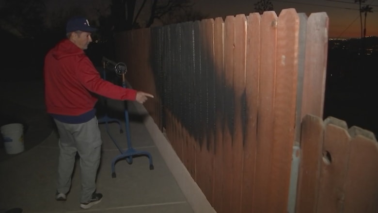 'I caught on fire a couple of times': Altadena man describes fighting wildfire with garden hose