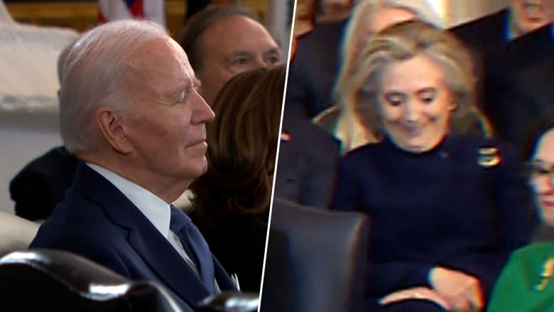 Watch Joe Biden and Hillary Clinton react to Trump announcing Gulf of Mexico name change