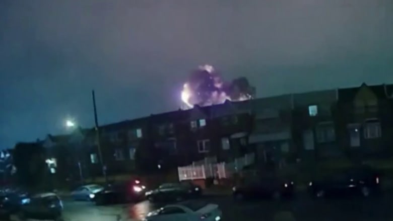 Video captures moment small plane crashes in Philadelphia