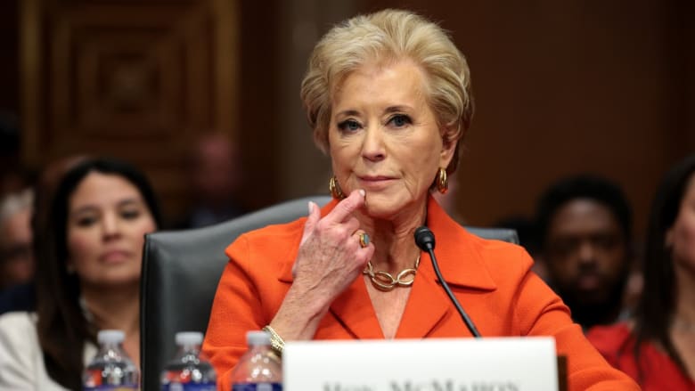 Cassidy questions McMahon on Trump plans to downsize Department of Education