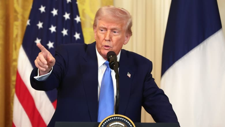 Trump says tariffs on Canada and Mexico are 'on time, on schedule'