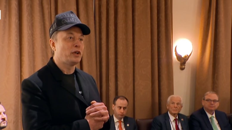 ‘We won’t be perfect’: Elon Musk gives DOGE update at Trump’s first Cabinet meeting