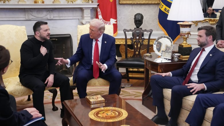 Trump tells Zelenskyy he's 'gambling with World War III' in tense exchange