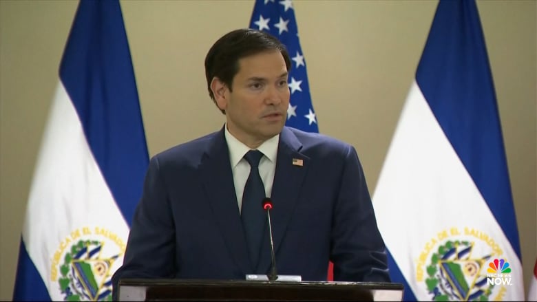 Rubio says El Salvador offers to accept deportees and house U.S. criminals