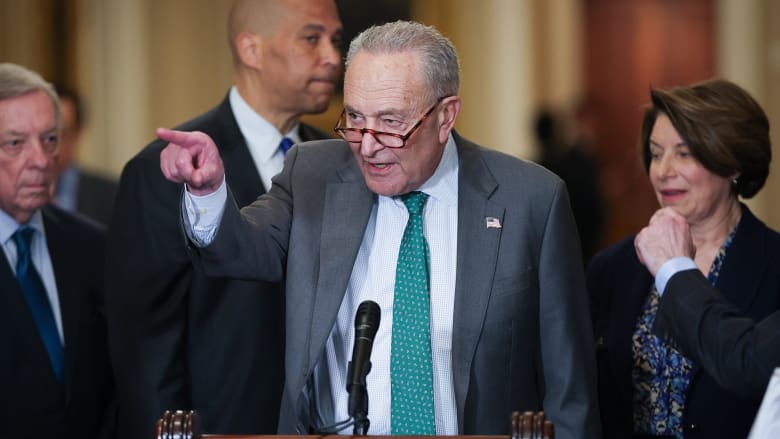 Democrats react to Schumer's plan to vote for GOP funding bill