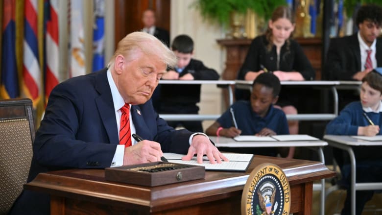 Trump signs executive order to dismantle Education Department