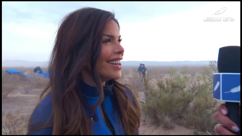 'We're all in this together': Lauren Sánchez reacts after Blue Origin launch