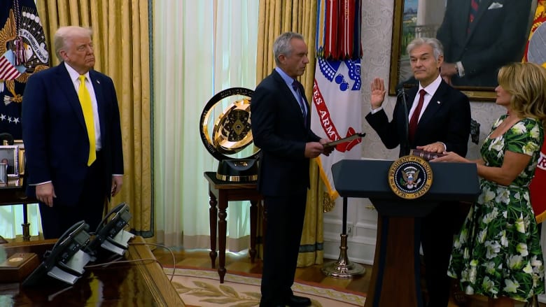Watch: Dr. Oz sworn in as Medicare and Medicaid chief