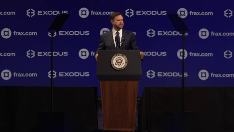 Vance says crypto is 'improving the well-being' of Americans