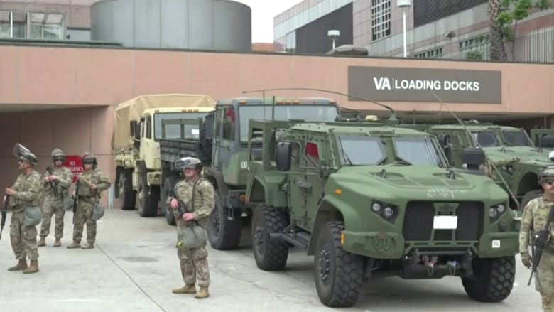 National guard arrives in L.A. as immigration raids expected to continue