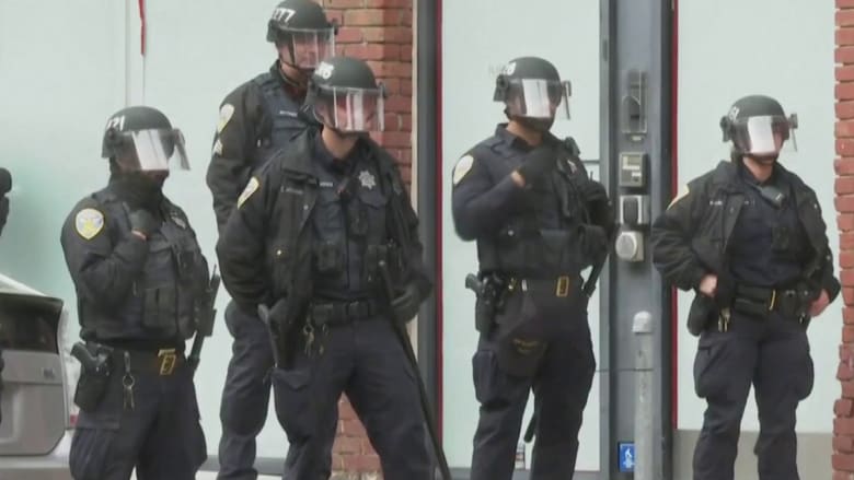 Authorities fire projectiles amid anti-ICE protests