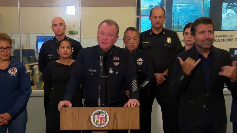 LAPD Chief McDonnell says those who violate curfew are 'subject to arrest'