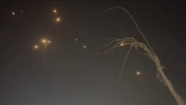 U.S. assisted Israel in shooting down Iranian missiles