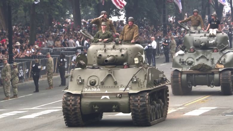 World War II takes center stage in military parade