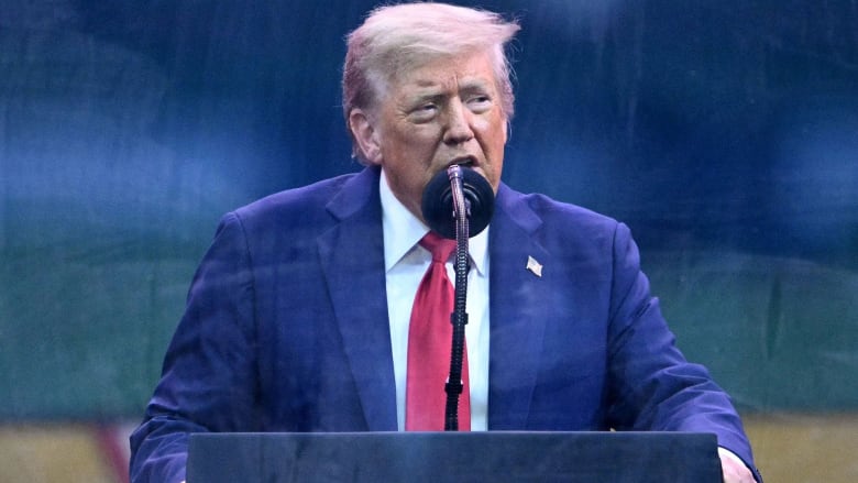 'Our soldiers never give up': Trump remarks at military parade