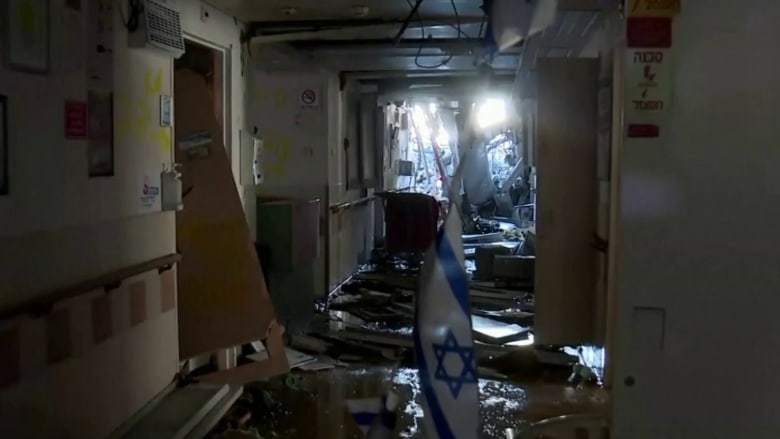 Iranian missile strikes hospital in Israel