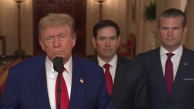 Trump says Iran’s nuclear enrichment facilities ‘completely and totally obliterated’ in U.S. strikes