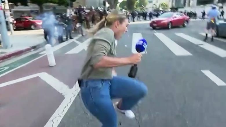 Australian reporter shot with rubber bullet during L.A. protests