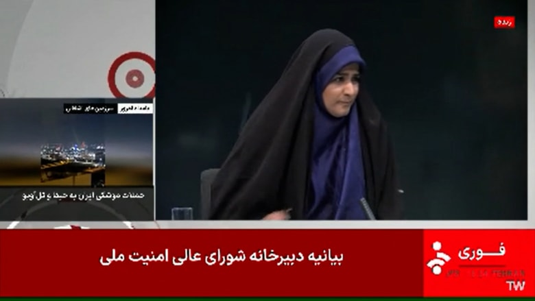 Watch: Iranian news anchor interrupted after missile hits TV studio