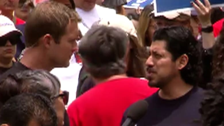 Los Angeles protester: ICE is ‘terrorizing our families for no reason’