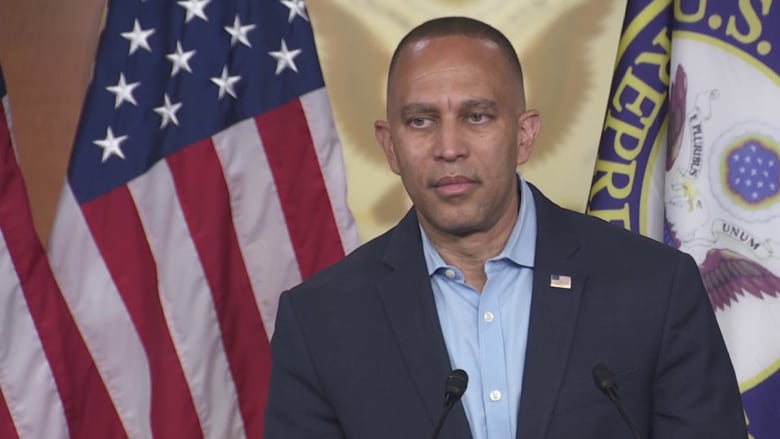 Jeffries calls out Trump, Bondi, over Epstein