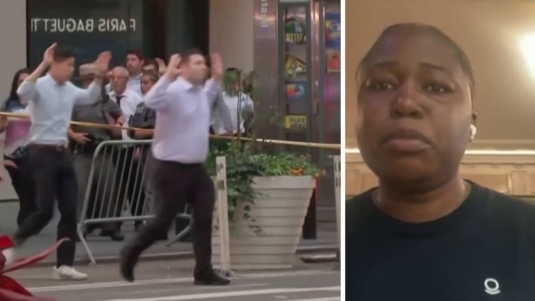 Witness describes 'shock' after seeing shooting at New York City office building