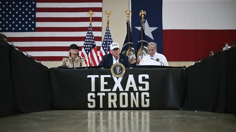 Trump speaks from Texas after deadly floods: ‘Filled with grief and devastation’
