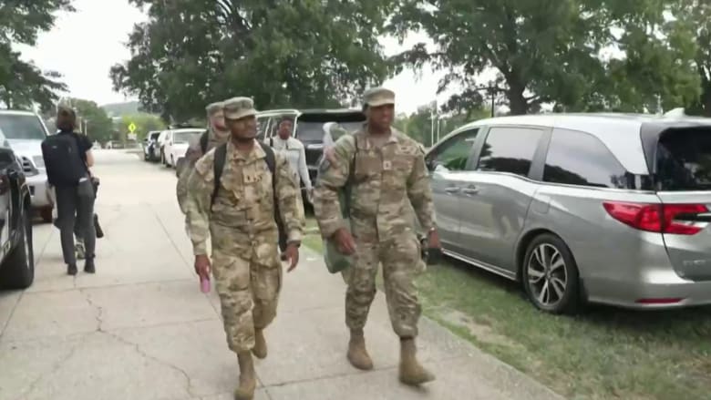 National Guard members report for duty in D.C. under President Trump’s orders