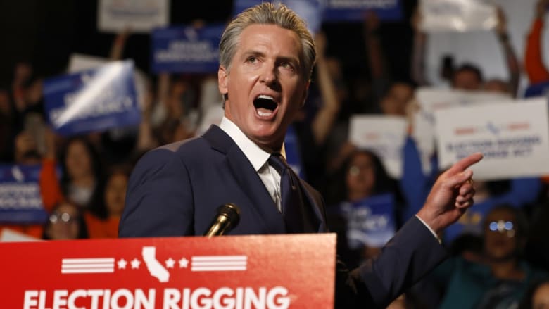 'Stand up to Trump': Newsom sets special election to approve new California congressional map