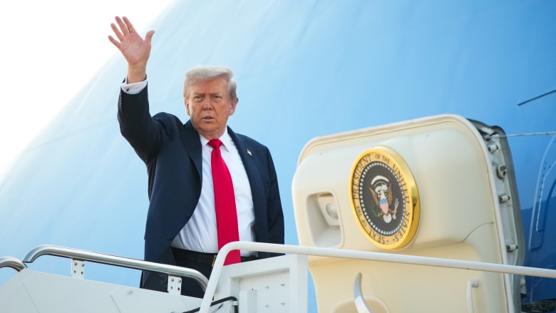 Trump departs for Alaska ahead of summit with Putin