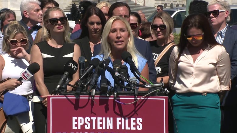 Marjorie Taylor Greene says she will read names of Epstein accomplices in Congress