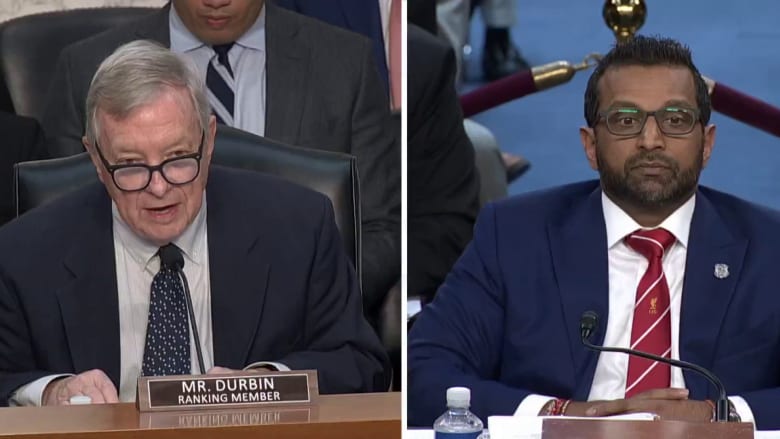 Durbin calls Patel ‘most partisan FBI director ever’