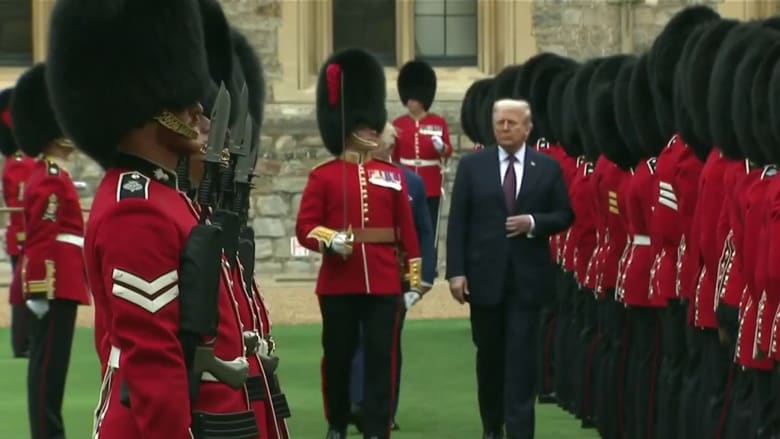 Trump receives lavish royal welcome on historic U.K. visit