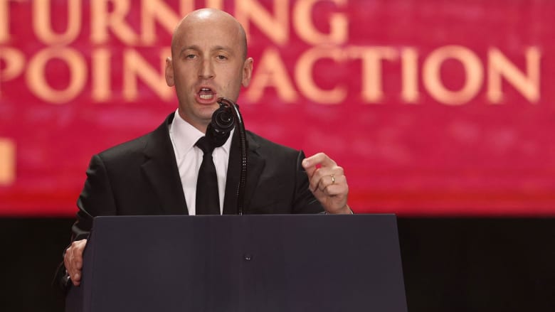 Stephen Miller praises Erika Kirk for 'strength and courage'