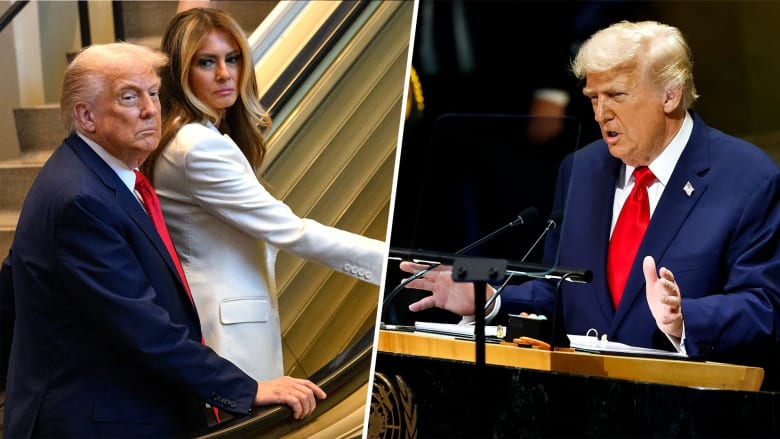 Trump Claims 'Sabotage' at UN for Escalator, Teleprompter Mishap