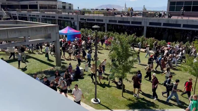 Video shows Kirk shooting, crowd dispersing at Utah event