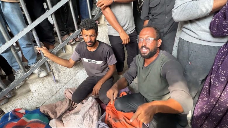 ‘Shame on them!’: Bereaved Gazan father rages at Israeli airstrikes