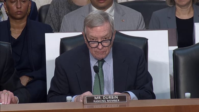 Durbin says Bondi's tenure has 'left an enormous stain'