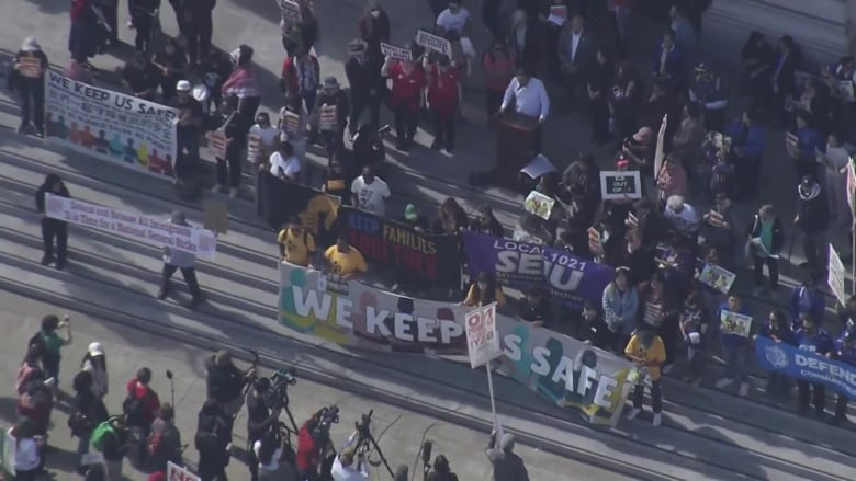 Protests erupt across the U.S. over Trump immigration crackdown