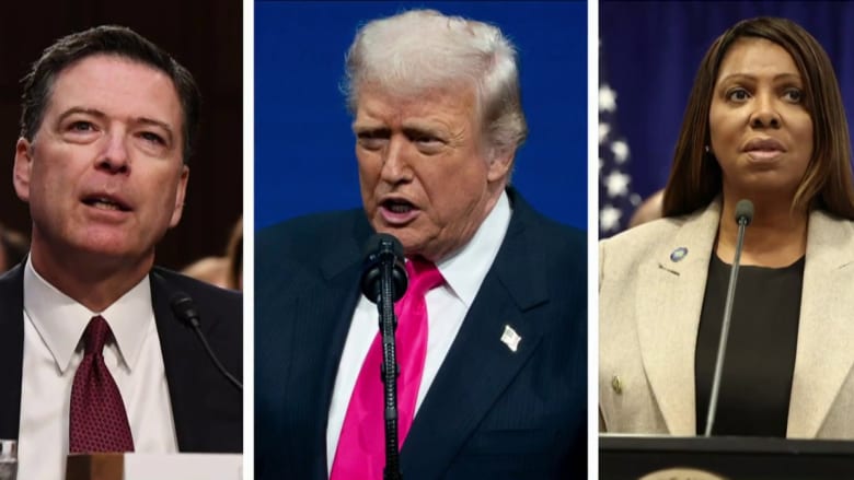 Federal judge tosses charges against James Comey and Letitia James