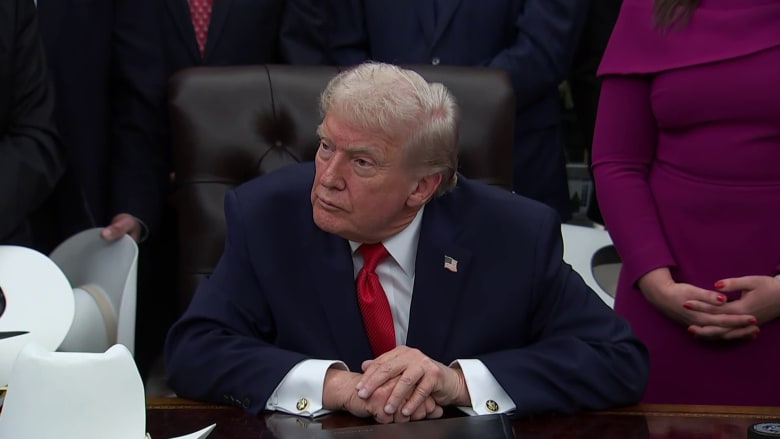 'He has photos with everybody': Trump reacts to newly released Epstein images