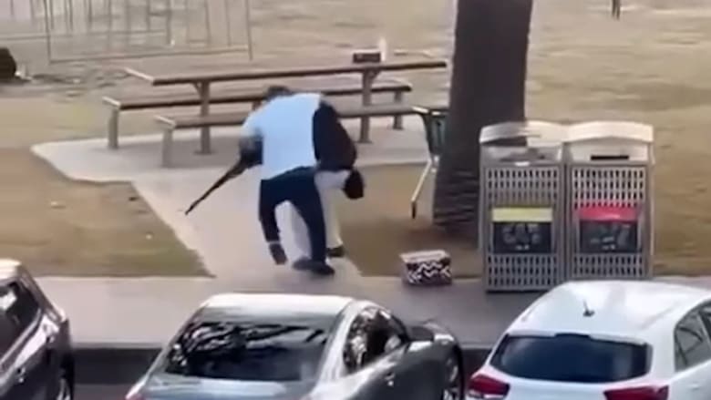 Video appears to show moment Bondi Beach shooter is disarmed