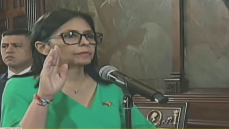 Delcy Rodríguez sworn in as Venezuela’s interim president