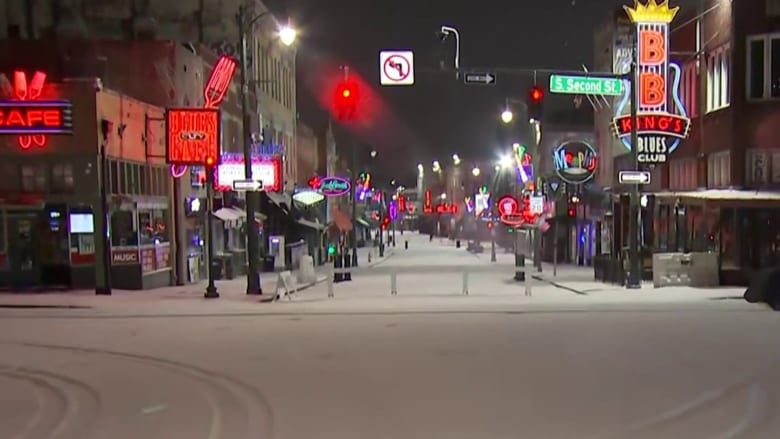 How the cross-country storm is affecting the South
