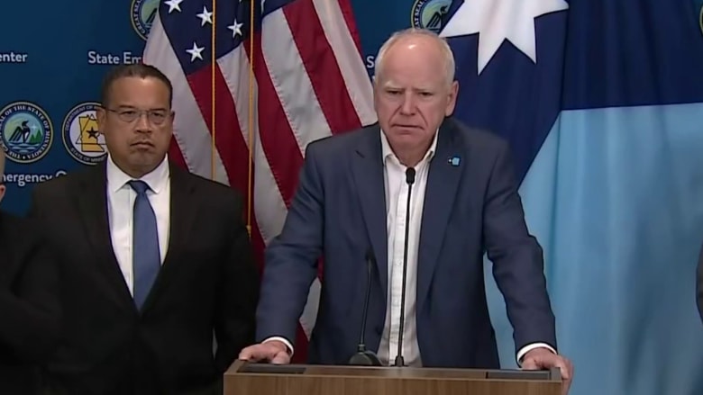 'We're having a moral debate': Walz calls to put politics aside after Alex Pretti shooting